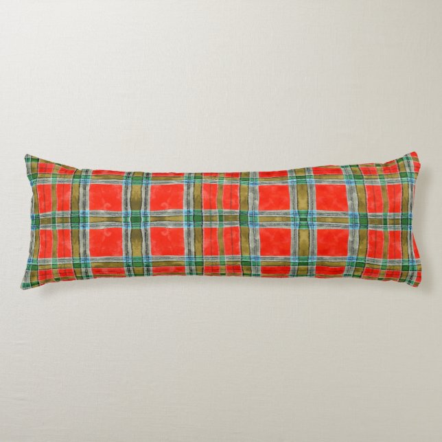 MAC BAIN TARTAN Body Pillow (Front)