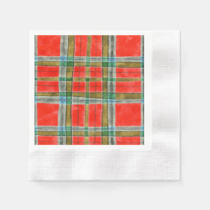 MAC BAIN TARTAN Coined Cocktail Paper Napkins