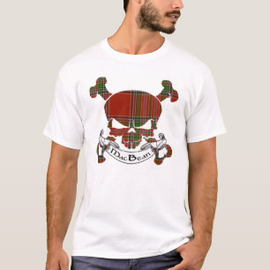 Mac Bean Tartan Skull T-Shirt