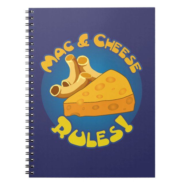 Mac & Cheese Rules Notebook (Front)
