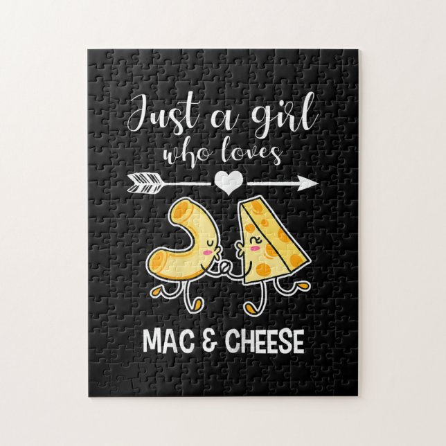 Mac & Cheese Shirt Funny Mac and Cheese Lover Gift Jigsaw Puzzle (Vertical)