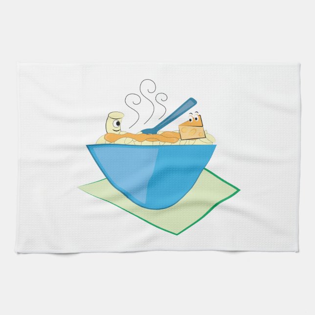 Mac & Cheese Tea Towel (Horizontal)