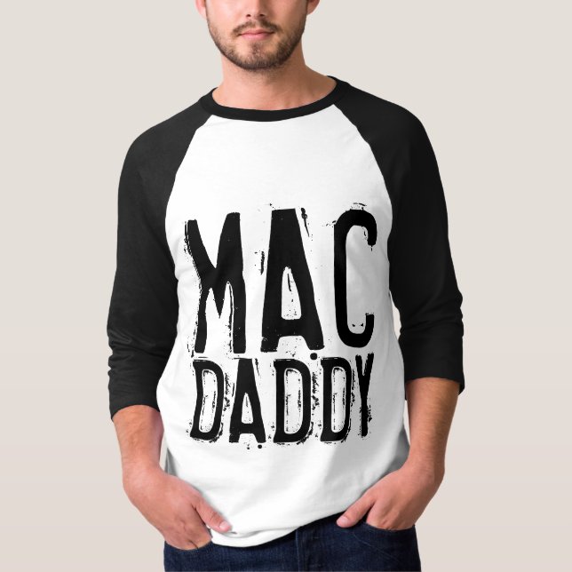 MAC DADDY DAD Vintage Men's T-Shirts (Front)