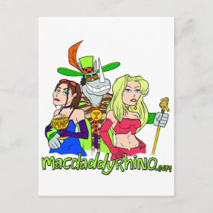 Mac Daddy Rhino Postcard