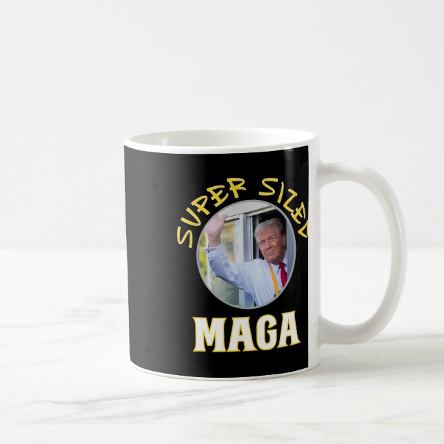 Mac Daddy Trump Vance Makes French Fries  Coffee Mug (Right)
