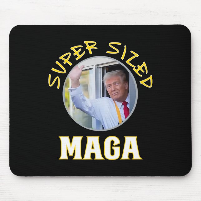 Mac Daddy Trump Vance Makes French Fries  Mouse Pad (Front)