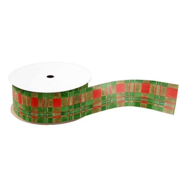 MAC GREGOR TARTAN 1.5" Wide Grosgrain Ribbon (Spool)