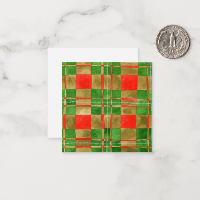 MAC GREGOR TARTAN 2.5x2.5 Flat Card  (Front/Back In Situ)