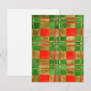 MAC GREGOR TARTAN 4.25x5.5 Flat Card / Vertical