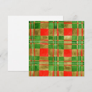 MAC GREGOR TARTAN 5.25" Square Flat Card 