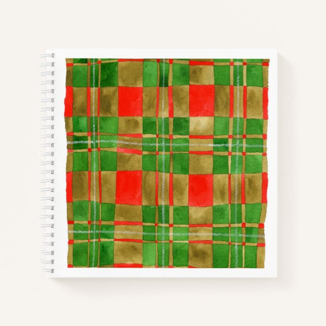 MAC GREGOR TARTAN 8.5x8.5 Spiral Notebook  (Front)