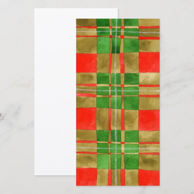MAC GREGOR TARTAN 8x4 Flat Card / Vertical (Front/Back)
