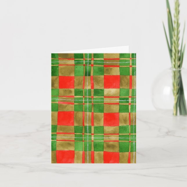 MAC GREGOR TARTAN Birthday  Note Card (Front)