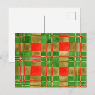 MAC GREGOR TARTAN Postcard