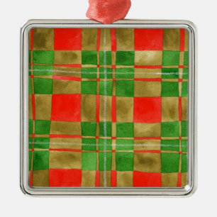 MAC GREGOR TARTAN Premium Square Ornament 