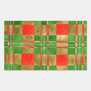 MAC GREGOR TARTAN Rectangle Stickers