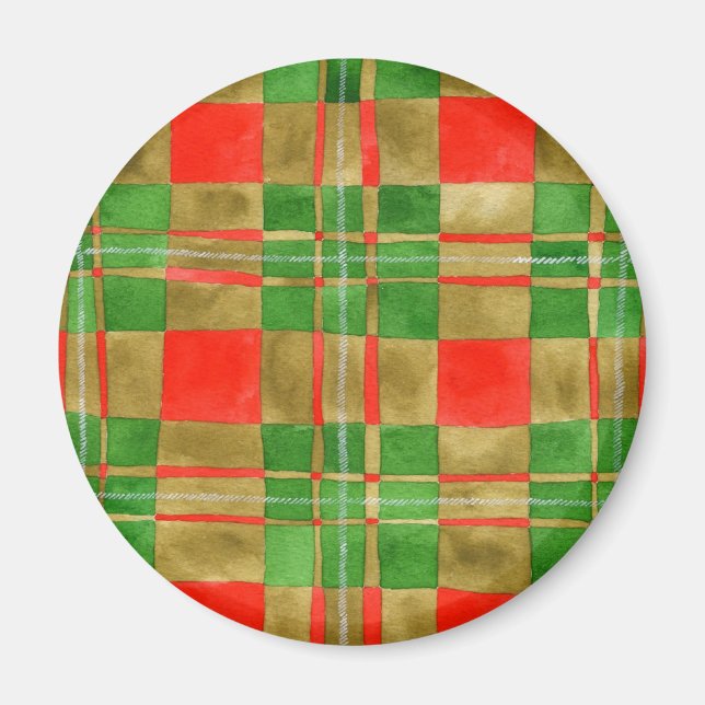 MAC GREGOR TARTAN Round Magnet (Front)