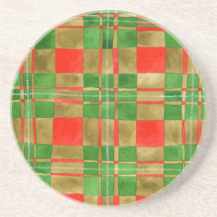 MAC GREGOR TARTAN Round Sandstone Coaster