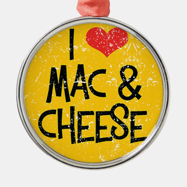 Mac n Cheese Christmas Ornament (Front)