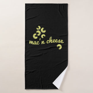Mac n cheese | fun chef humour gift bath towel