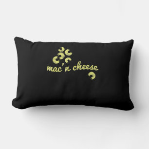 Mac n cheese fun chef humour gift lumbar cushion