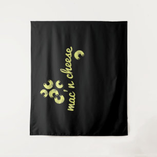 Mac n cheese fun chef humour gift tapestry