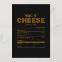 Mac N Cheese Nutrition Facts Family Matching