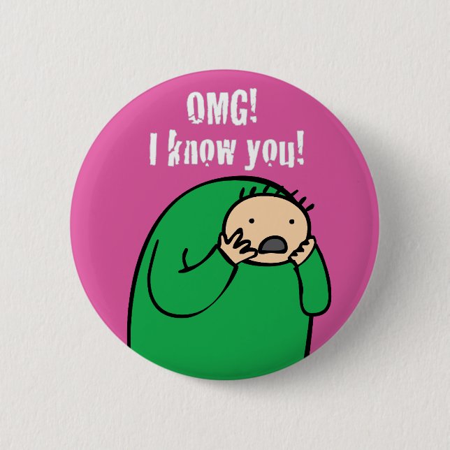 Mac OMG! Button (Purple) (Front)