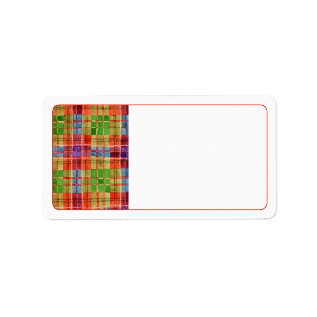 MAC RAE TARTAN Address Labels (Front)