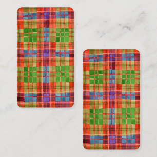 MAC RAE TARTAN Bookmark - 3.5x2 Card