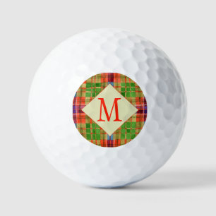 MAC RAE TARTAN Golf Balls + Initial