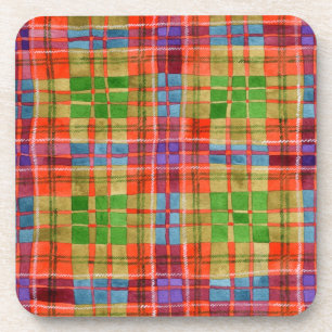 MAC RAE TARTAN Hard Plastic Coasters