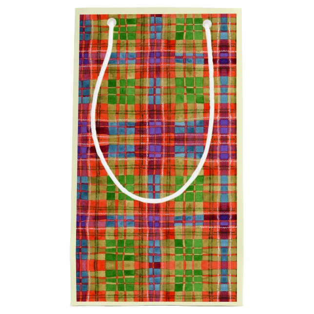 MAC RAE TARTAN Small Gift Bag (Front)