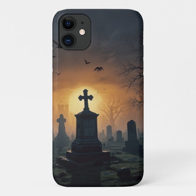 Macabre Graveyard Phone Case  (Back)