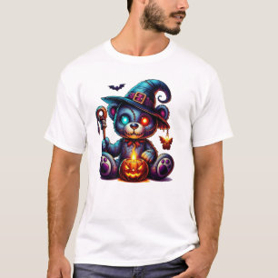 Macabre Skeleton Teddy Bear T-Shirt