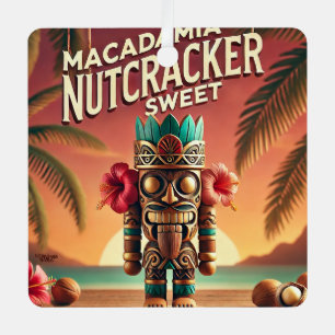 Macadamia Nutcracker Sweet Metal Tree Decoration