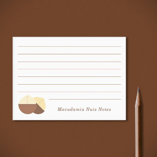 Macadamia Nuts Sticky Notes