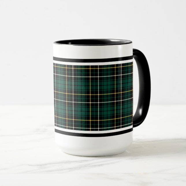 MacAlpine Clan Tartan Mug (Front Right)
