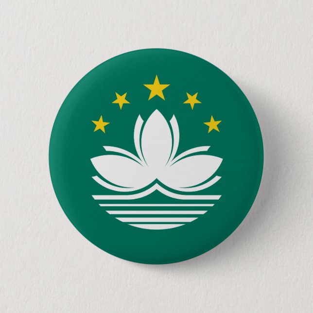 Macanese flag button (Front)