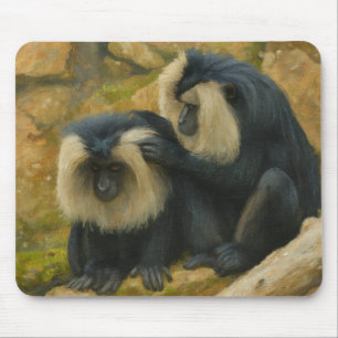 Macaque Bond – Grooming Ritual Mouse Pad