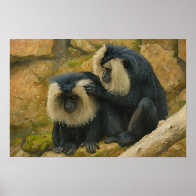 Macaque Bond – Grooming Ritual Poster (Front)