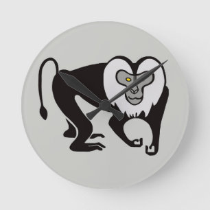 Macaque - round clock