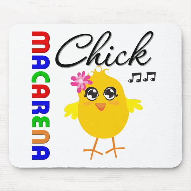 Macarena Chick Mouse Pad (Front)