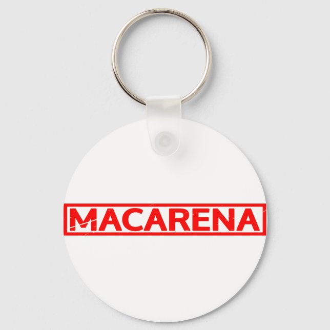 Macarena Stamp Key Ring (Front)
