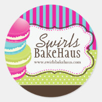 Macaron and Dessert - Packaging Stickers
