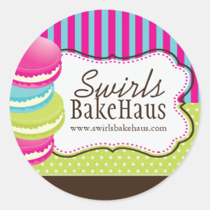 Macaron and Dessert - Packaging Stickers