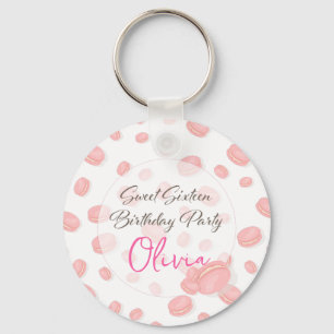 Macaron Birthday party Key Ring