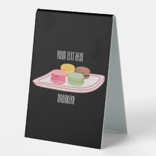 Macaron cartoon illustration