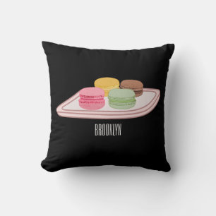 Macaron cartoon illustration cushion