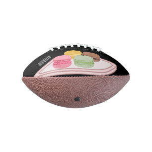 Macaron cartoon illustration football